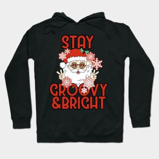 Stay Groovy and Bright Christmas Hoodie